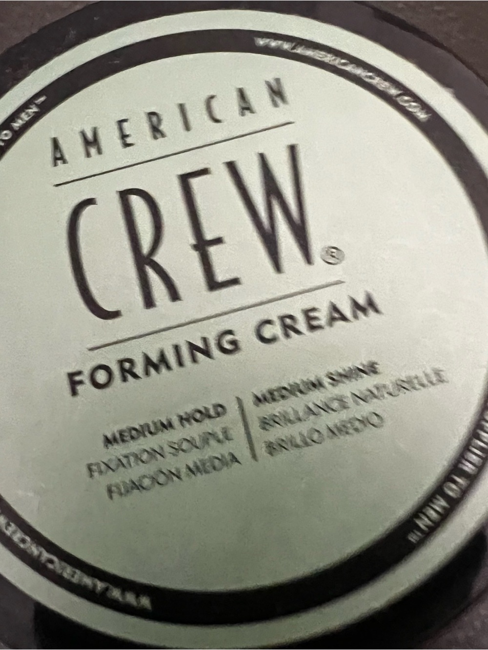 American Crew Forming Cream - Silver/Light Gray